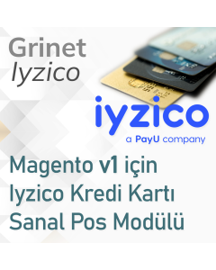 Grinet Iyzico - Magento 1 için Sanal Pos Tahsilat Modülü